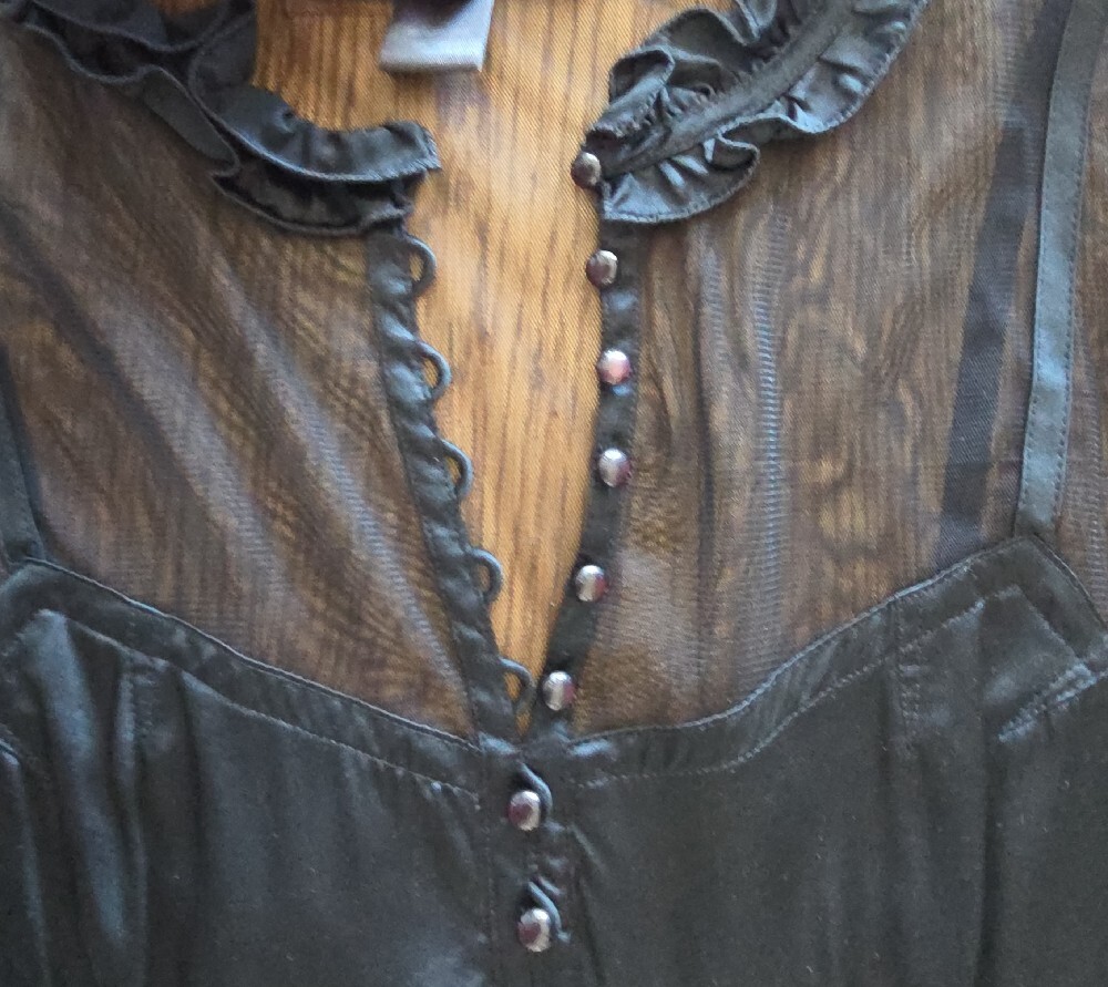 Silk Marc Jacobs Satin & Sheer Dress - Picture 5 of 16